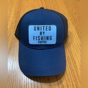 Fintech trucker fishing hat.